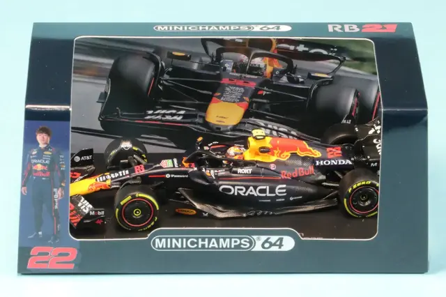ミニチャンプス 1/64 オラクル レッド ブル レーシング RB21 角田裕毅