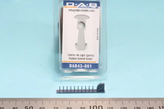 DAB Models 1/43 ラバー キャッチピン 10個入り　DAB43-001　