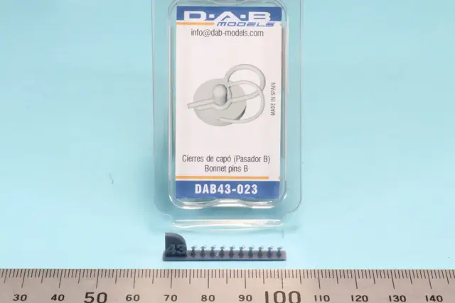 DAB Models 1/43 キャッチピン タイプB 10個入り　DAB43-023