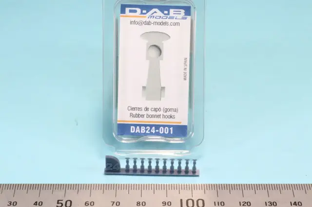 DAB Models 1/24 ラバー キャッチピン 10個入り　DAB24-001