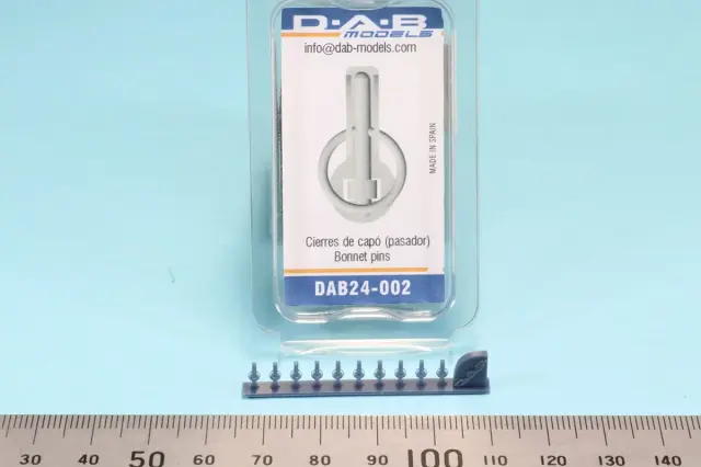 DAB Models 1/24 キャッチピン タイプA 10個入り　DAB24-002