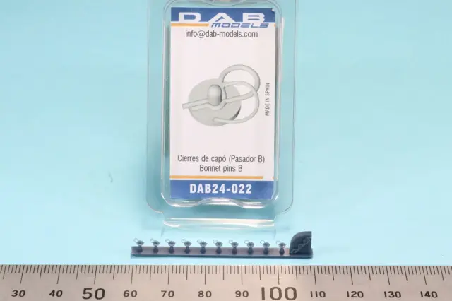 DAB Models 1/24 キャッチピン タイプB 10個入り　DAB24-022
