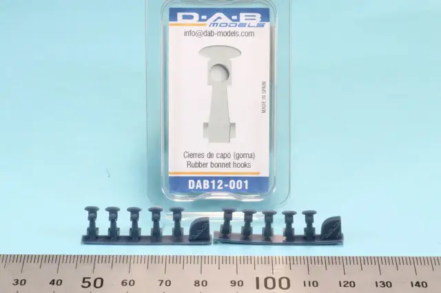 DAB Models 1/12 ラバー キャッチピン 10個入り　DAB12-001　