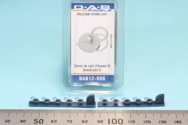 DAB Models 1/12 キャッチピン タイプB 10個入り　DAB12-008