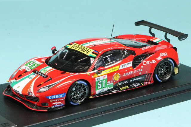 ルックスマート 1/43 フェラーリ 488 GTE Evo ルマン 2022 No.51 LMGTE-PRO クラス 2nd.　LSLM139
