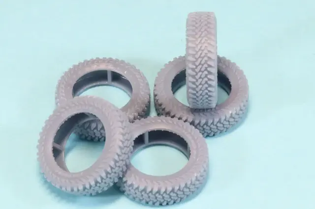 ケイSTYLE! 1/24 16インチ ヨコハマ ジオランダー M/Tタイヤ 5本セット KS-R01