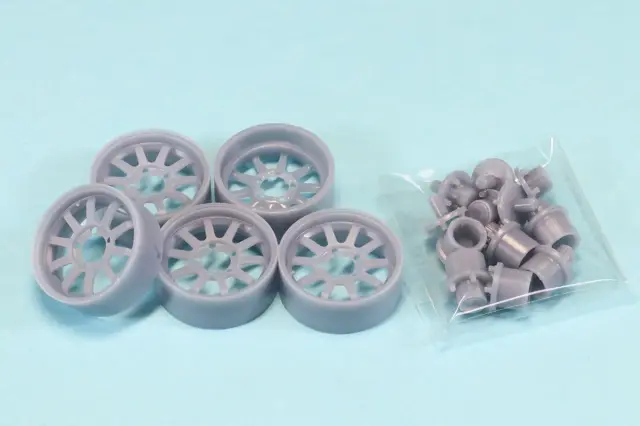 ケイSTYLE! 1/24 16インチ レイズ A-LAP-J 6J ホイールセット KS-R02