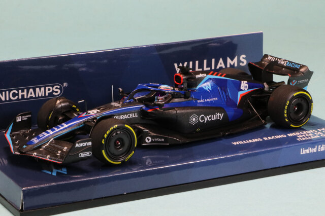 ミニチャンプス 1/43 ウィリアムズ FW44 ニック デ フリース イタリアGP 2022　417221645