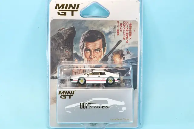 MINI-GT 1/64 ロータス エスプリ ターボ ホワイト 「ユア・アイズ・オンリー」(1981)日本限定パッケージ MGT00907-007J