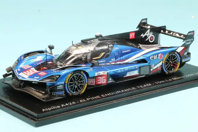 スパーク 1/43 アルピーヌA424 No.36 アルピーヌ・エンデュランス・チーム 10th ルマン 2025 M. Schumacher - F. Makowiecki - J. Gounon　S9265