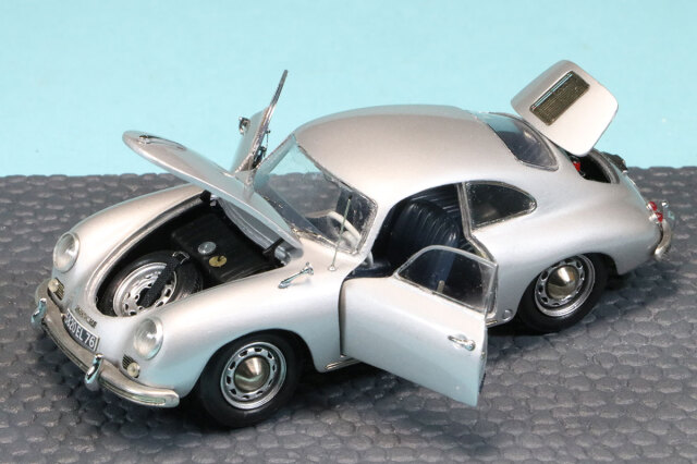 ロムファクトリー 1/43 ポルシェ 356 カレラ クーペ シルバー 　RFBOS356_KI