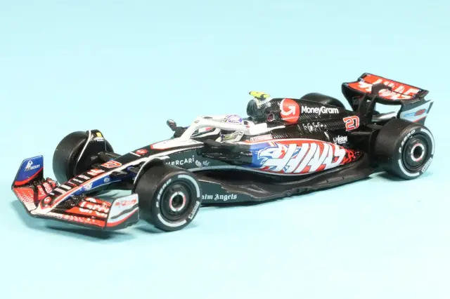 スパーク 1/64 ハース VF24 アメリカGP 2024 N.ヒュルケンブルグ Y407