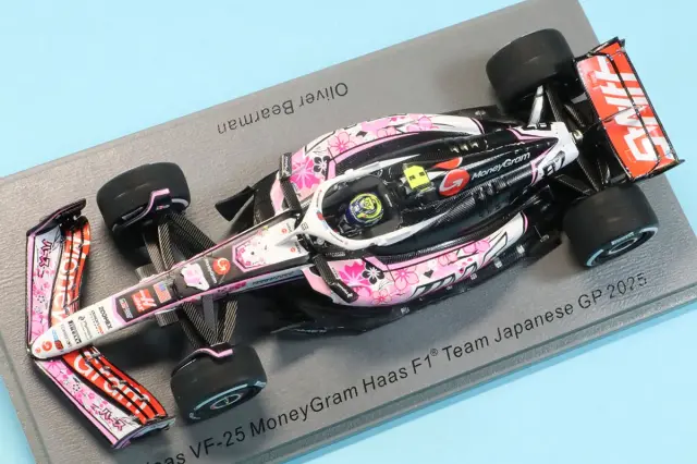 スパーク 1/43 ハース VF-25 日本GP 2025 O.ベアマン S9593 ミニカー