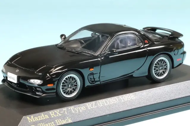 カーネル 1/43 マツダ RX-7 Type RZ (FD3S) 1998 Brilliant Black *Limited 300pcs　CN439813