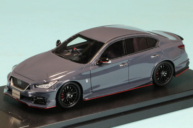 ハイストーリー 1/43 ニッサン スカイライン ニスモ 2023 NISMOステルスグレー　HS462GY