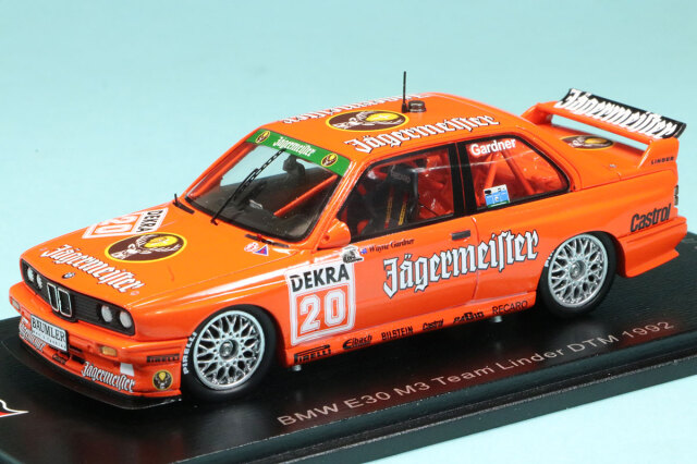 スパーク 1/43 BMW E30 DTM イェーガーマイスター 1992 No.20 SG605