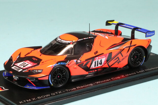 スパーク 1/43 KTM X-BOW GTX ニュルブルクリンク 24h 2021 Cup-Xクラス Winner No.114　SG764