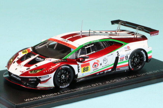 スパーク 1/43 ウェイボー Primez ランボルギーニ ガヤルト GT3 スーパーGT GT300 2022 No.88 小暮卓史/元嶋佑弥　SGT038