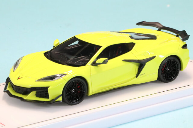 トゥルースケール 1/43 シボレー コルベット Z06 2023 アクセレレートイエロー　TSM430670