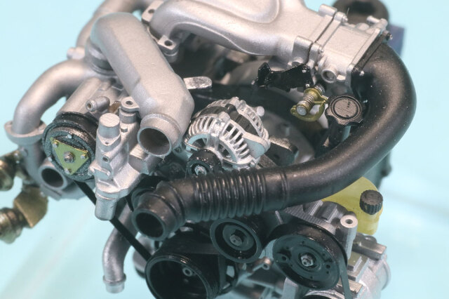 アヒキロ模型 1/24 ロータリー エンジン 13B-REW型 ハイディティール