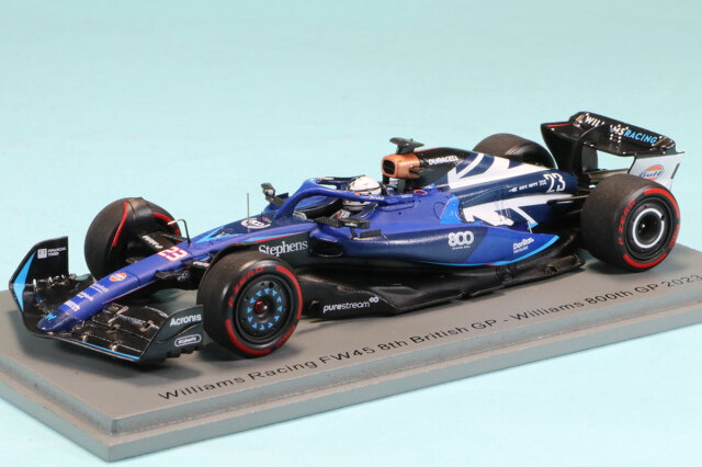 スパーク 1/43 ウィリアム FW45 イギリス GP 2023 A.アルボン ウィリアムズF1通算800戦　S8588