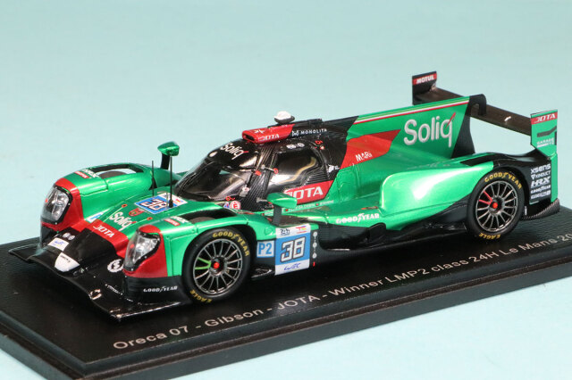 スパーク 1/43 オレカ 07 ギブソン JOTA ルマン 24h 2022 LMP2クラス Winner R.Gonzales/A-F.da.Costa/W.Stevens No.38　S8633
