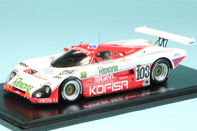 スパーク 1/43 スパイス SE88C ルマン 1989 No.103　S6807