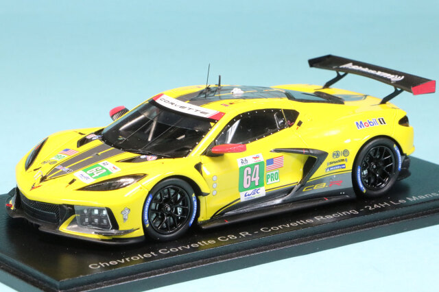 スパーク 1/43 シボレー コルベット C8.R Corvette Racing ルマン 24h 2022 T.Milner/N.Tandy/A.Sims No.64　S8644