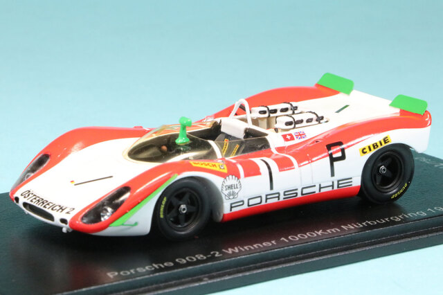 スパーク 1/43 ポルシェ 908-2 ニュル 1000km 1969 No.1 ウィナー SG823