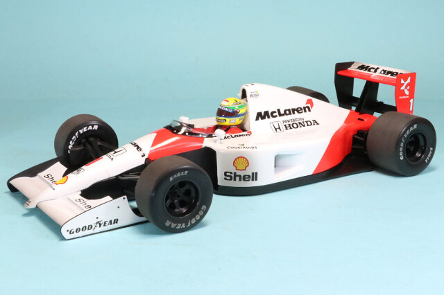 ミニチャンプス 1/18 マクラーレン ホンダ MP4/6 A.セナ 1991 ワールド 