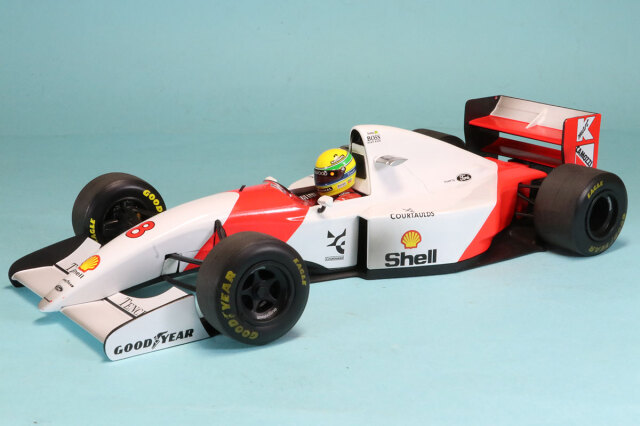 ミニチャンプス 1/18 マクラーレン フォード MP4/8 A.セナ オーストラリアGP 1993 ウィナー ウェザリング仕様　540933838