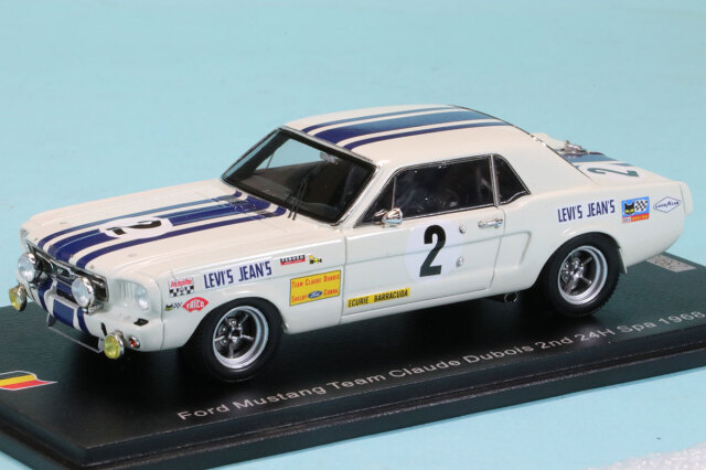 スパーク 1/43 フォード マスタング スパ 24h 1968 NO.2 2nd.　100SPA03