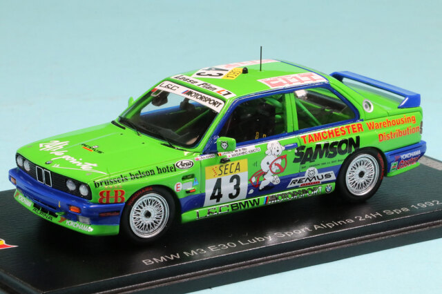 スパーク 1/43 BMW M3 E30 スパ 24h No.43　100SPA12