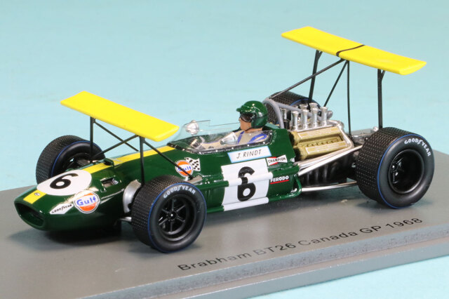 スパーク 1/43 ブラバム BT26 カナダ GP  1968 J.リント　S8313
