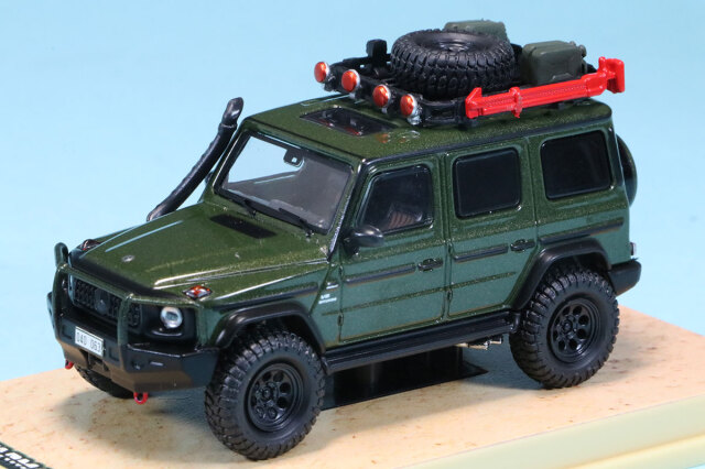 ターマックワークス 1/64  メルセデス AMG G63 ダークグリーン オフロードパーツ装備車　　T64R-040-GN