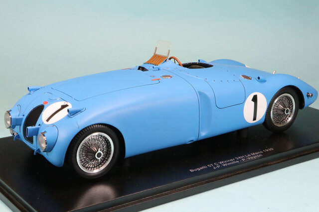 スパーク 1/18 ブガッティ 57C ルマン 1939 No.1 ウィナー ケース付き　18LM39