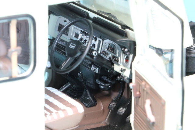 京商 1/18 トヨタ ランドクルーザー 40 バン BJ42V ホワイト