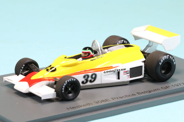 スパーク 1/43 ヘスケス 308E ベルギーGP プラックティス 1977 H.レバーク　S2763
