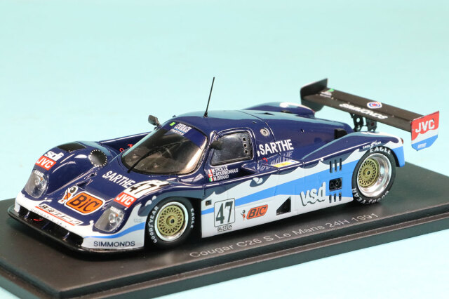 スパーク 1/43 クーガー C26 S ルマン 1991 No.47　S3537