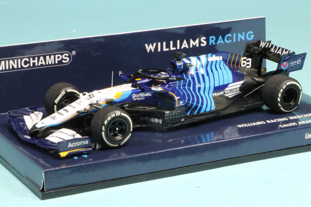 ミニチャンプス 1/43 ウィリアムズ レーシング メルセデス FW43B サウジアラビアGP 2021 G.ラッセル　417212263