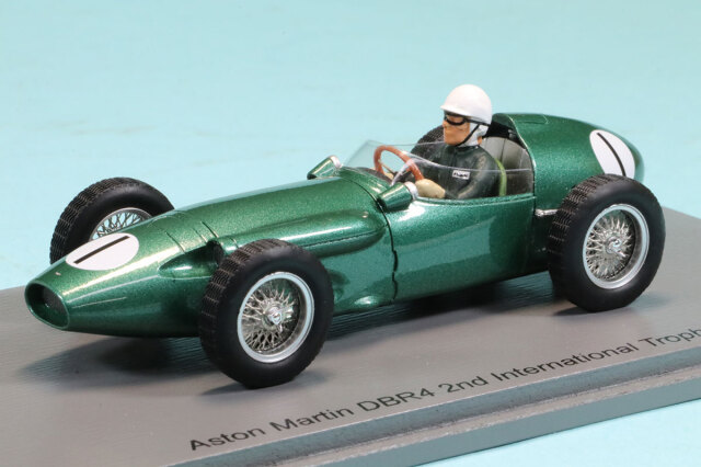 スパーク 1/43 アストンマーチン DBR4 インターナショナルトロフィー 1959 R.サルヴァドーリ 2nd　S8135