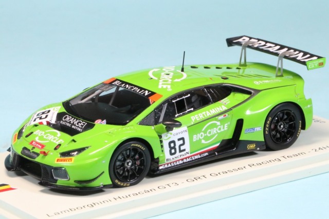 スパーク 1/43 ランボルギーニ ウラカン GT3 スパ 24h 2018 No.82　SB309