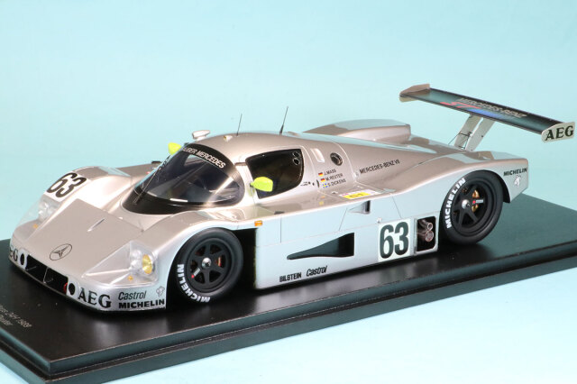 スパーク 1/18 ザウバー メルセデス C9 ルマン 1989 No.63 ウィナー　18LM89