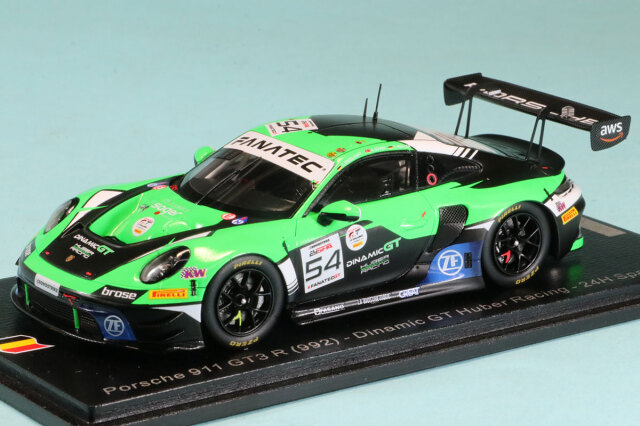 スパーク 1/43 ポルシェ 911 GT3 R (992) No.54 Dinamic GT Huber Racing スパ 24h 2023　SB707