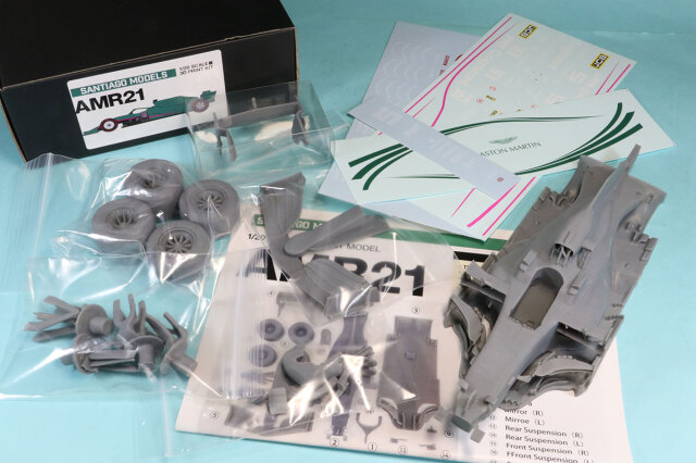 サンティアゴモデル 1/20 3Dプリントキット アストンマーチン AMR21 2021 S.ベッテル L.ストロール　SMK2002