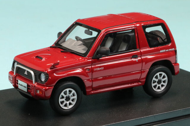 ハイストーリー 1/43 ミツビシ パジェロ ミニ VR-2 1994 モナコレッド　HS459RE