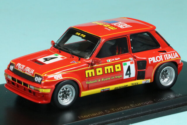 スパーク 1/43 ルノー 5 ターボ ヨーロッパカップ 1984 5th No.4　S5558