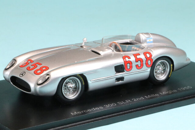 スパーク 1/43 メルセデスベンツ 300 SLR ミレミリア 1955 No.658　S5857