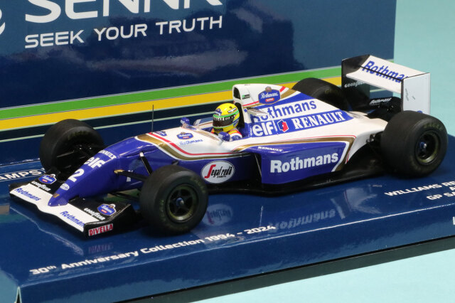 [予約] ミニチャンプス 1/43 ウィリアムズ ルノー FW16 A.セナ サンマリノGP 1994 ウェザリング仕様 デカール加工品　EX540943302