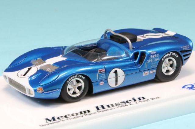 [受注製作見本] ロムファクトリー 1/43 メコン フセイン ガバナーズトロフィー ナッソー 1964 A.J.ホイト 2nd　RFMM152_YS
